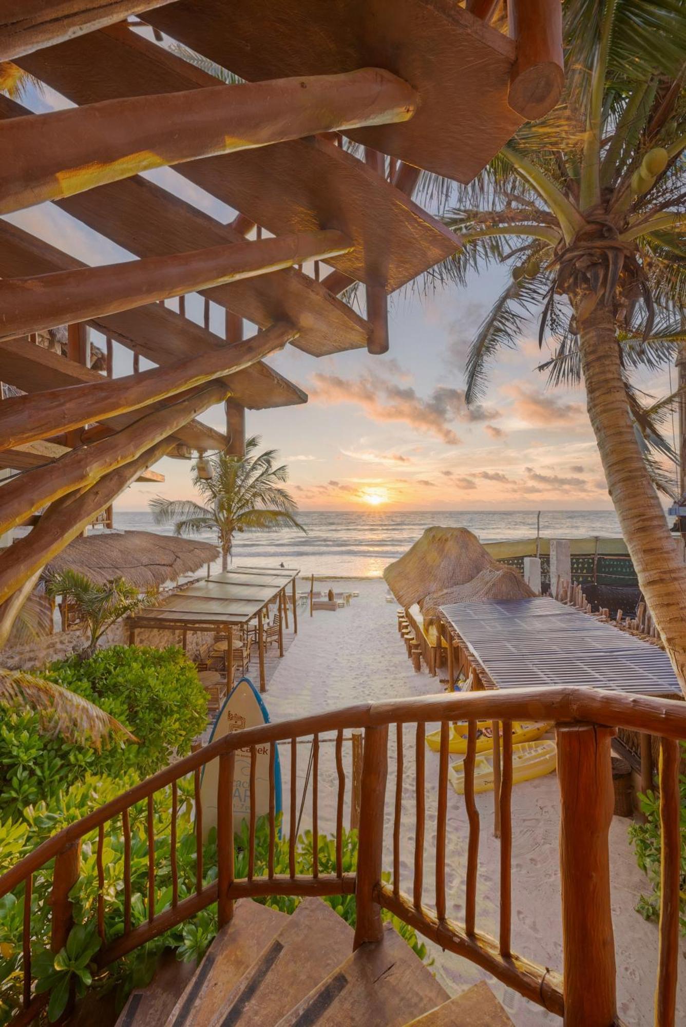 Playa Canek Beachfront Eco Hotel Tulum Eksteriør bilde