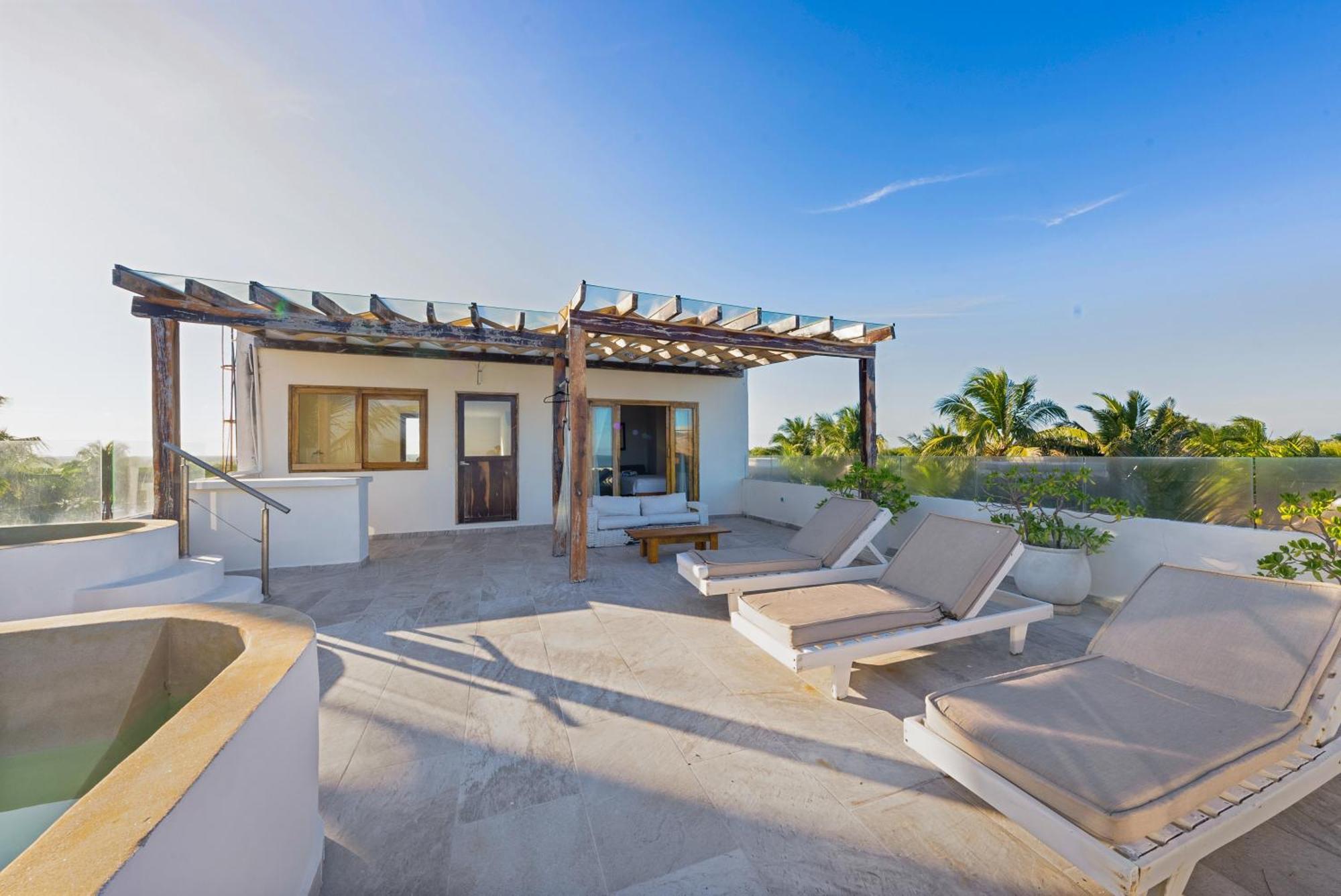 Playa Canek Beachfront Eco Hotel Tulum Eksteriør bilde