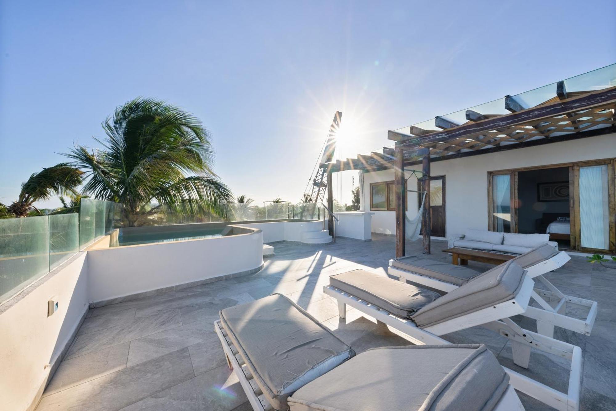 Playa Canek Beachfront Eco Hotel Tulum Eksteriør bilde